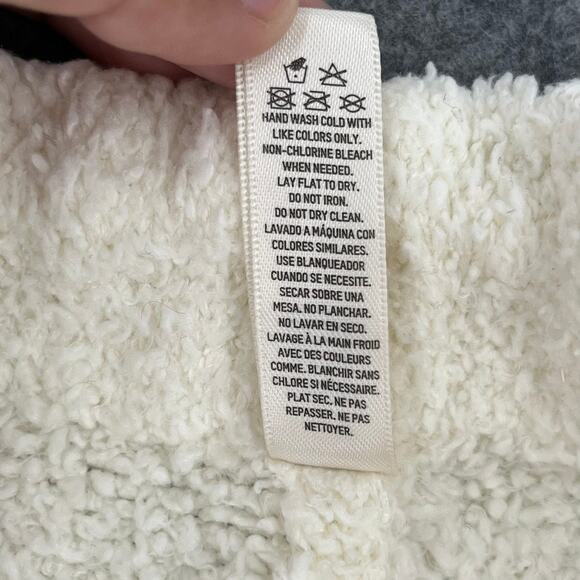 Skims Cozy Knit Unisex Pants Small Medium Ivory Boucle - Picture 5 of 5